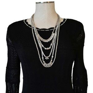 Lucky Brand Multi Strand Bead Necklace